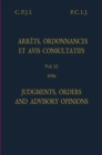 Image for Judgments, orders and advisory opinions : Vol. 12, 1936