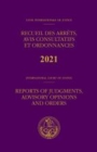Image for Reports of judgments, advisory opinions and orders 2021