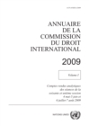 Image for Annuaire De La Commission Du Droit International 2009, Vol. I