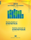 Image for Monthly Bulletin of Statistics, September 2015