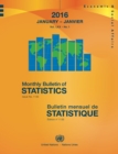 Image for Monthly Bulletin of Statistics, January 2016