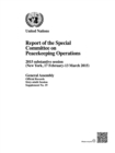 Image for Report of the Special Committee on Peacekeeping Operations on the 2015 Substantive Session (New York, 17 February-13 March 2015)