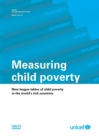 Image for Measuring Child Poverty: New League Tables of Child Poverty in the World&#39;s Rich Countries