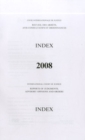 Image for Reports of Judgments, Advisory Opinions and Orders : 2008 Index (Icj Reports of Judgments Advisory Opinions &amp; Order)
