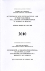 Image for Accordance with international law of the unilateral declaration of independence in respect of Kosovo : advisory opinion of 22 July 2010