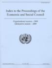 Image for Index to Proceedings of the Economic and Social Council