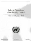 Image for Index to proceedings of the Security Council 2012