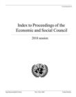 Image for Index to proceedings of the Economic and Social Council : 2018 session