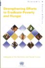 Image for Strengthening Efforts to Eradicate Poverty and Hunger
