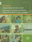 Image for World economic and social survey 2014/2015  : MDG lessons for post-2015
