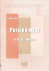 Image for UNECE standard : porcine meat carcases and cuts