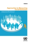 Image for Approaches to measuring social exclusion