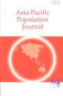 Image for Asia-Pacific Population Journal, 2011, Volume 26, Part 1