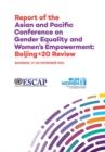 Image for Report of the Asian and Pacific Conference on gender equality and women&#39;s empowerment