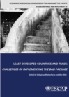 Image for Least developed countries and trade  : challenges of implementing the Bali Package