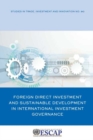Image for Foreign direct investment and sustainable development in international investment governance