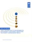 Image for Evaluation of UNDP Contribution to Environmental Management for Poverty Reduction