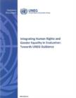 Image for Integrating human rights and gender equality in evaluation : towards UNEG guidance