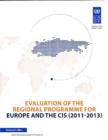 Image for Evaluation of the regional programme for Europe and the CIS (2011-2013)