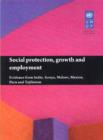 Image for Social protection, growth and employment