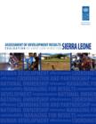 Image for Assessment of development results : evaluation of UNDP contribution - Sierra Leone