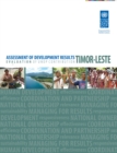 Image for Assessment of development results : evaluation of UNDP contribution - Timor-Leste