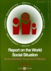 Image for Report on the World Social Situation 2003,Social Vulnerability,Sources and Challenges