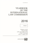 Image for Yearbook of the International Law Commission 2016