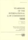 Image for Yearbook of the International Law Commission 1998