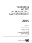 Image for Yearbook of the International Law Commission 2010 : Vol. 1