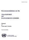 Image for Recommendations on the Transport of Dangerous Goods