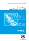 Image for European Agreement Concerning the International Carriage of Dangerous Goods by Inland Waterways (ADN) 2019 including the annexed regulations, applicable as from 1 January 2019