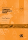 Image for Recommendations on the transport of dangerous goods : model regulations