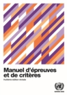 Image for Manuel d&#39;epreuves et de criteres