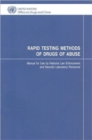 Image for Rapid testing methods of drugs of abuse  : manual for use by national law enforcement and narcotic laboratory personnel