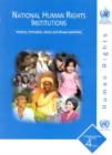 Image for National Human Rights Institutions : History, Principles, Roles and Responsibilities