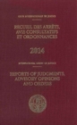 Image for Reports of judgments, advisory opinions and orders 2014