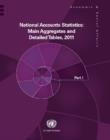Image for National accounts statistics 2011 : main aggregates and detailed tables