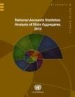 Image for National accounts statistics : analysis of main aggregates, 2012