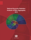 Image for National accounts statistics : analysis of main aggregates, 2013