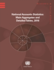Image for National accounts statistics 2016 : main aggregates and detailed tables