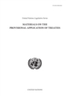 Image for Materials on the provisional application of treaties