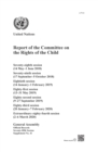Image for Report of the Committee on the Rights of the Child: Seventy-fifth Session