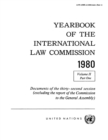 Image for Yearbook of the International Law Commission 1980, Vol II, Part 1