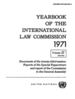 Image for Yearbook of the International Law Commission 1971, Vol II, Part 1