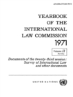 Image for Yearbook of the International Law Commission 1971, Vol.II, Part 2