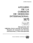 Image for Anuario De La Comisión De Derecho Internacional 1971, Vol.II, Part 2