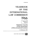 Image for Yearbook of the International Law Commission 1966, Vol.I, Part 1