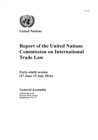 Image for Report of the United Nations Commission on International Trade Law: Forty-Ninth Session (27 June - 15 July 2016)