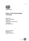 Image for Report of the Human Rights Committee: 117th Session (20 June - 15 July 2016); 118th Session (17 October - 4 November); 119th Session (6-29 March 2017)